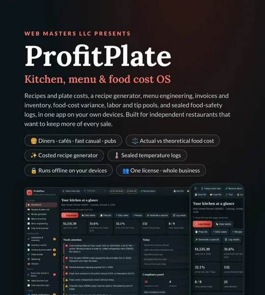 ProfitPlate brochure cover